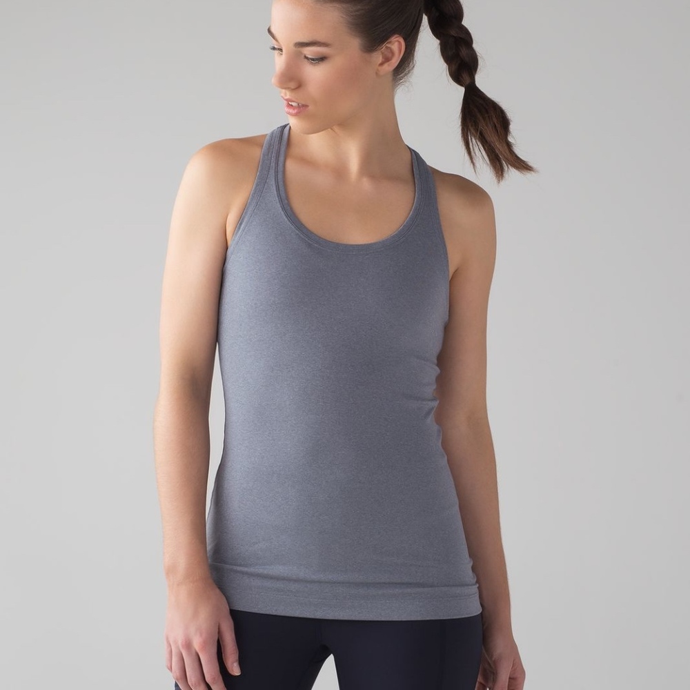 Lululemon Cool Racerback II Heathered Sterling